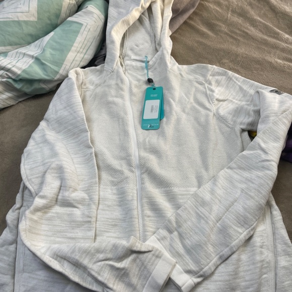 Level Wear NWT Women's Golf Jacket Small White Full Zipper Front Pockets MEDIUM - Picture 3 of 8